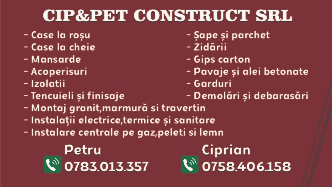 CIP & PET CONSTRUCT S.R.L.